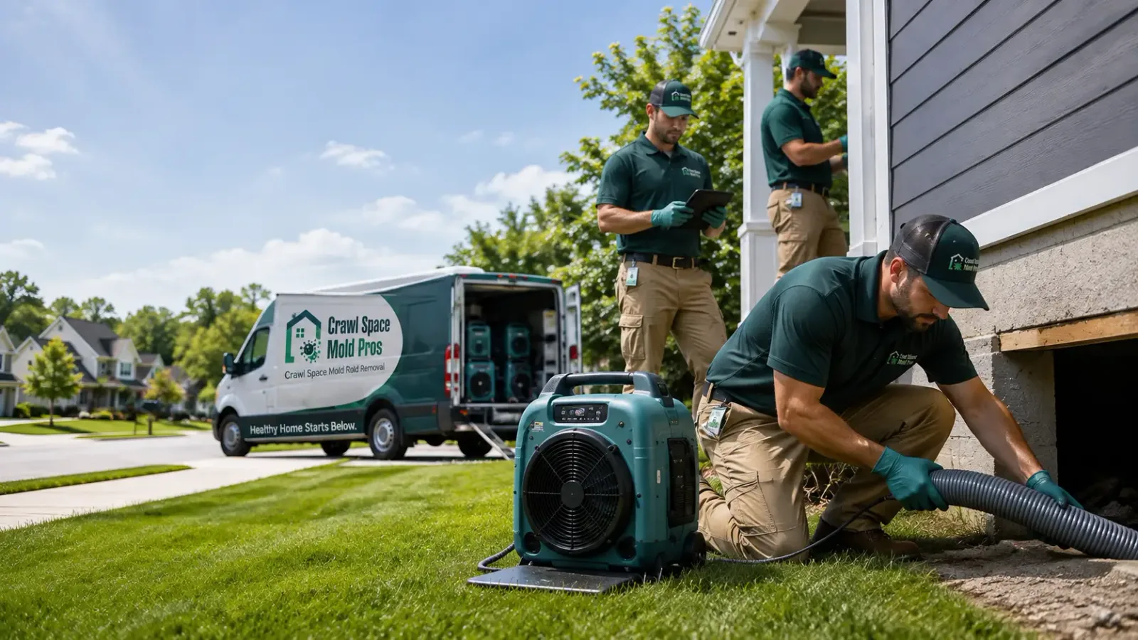 Crawl Space Mold Removal in Lytton, IA